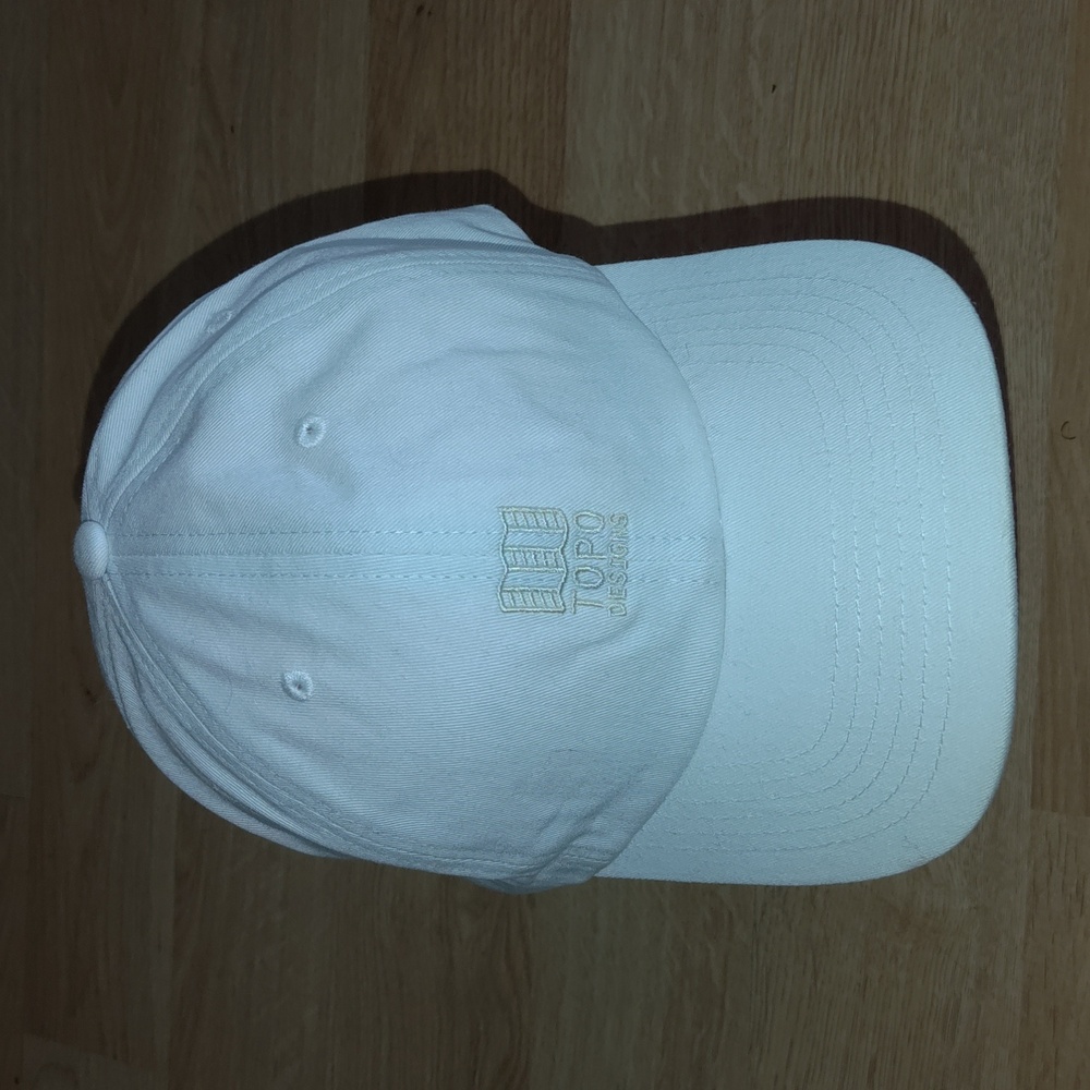 Topo Designs Embroidered Logo Camping Hiking Strapback Hat Cap